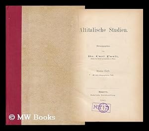 Seller image for Altitalische Studien / Hrsg. Von Dr. Carl Pauli . 1.-3. Heft. for sale by MW Books Ltd.