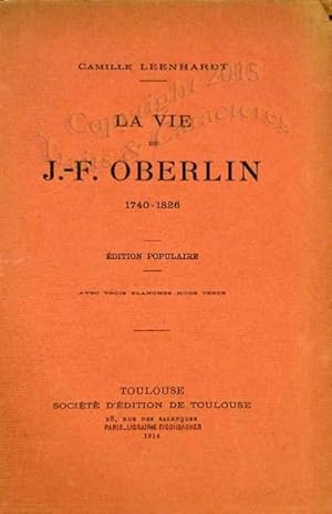 La vie de J.F. Oberlin.