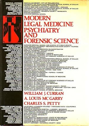 Modern Legal Medicine, Psychiatry, and Forensic Science