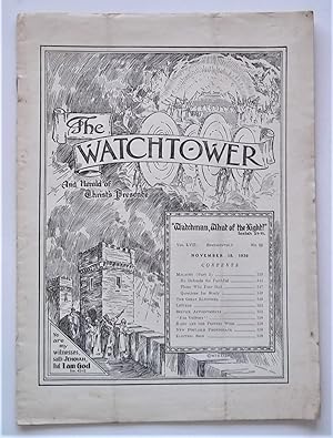 Image du vendeur pour The Watchtower And Herald of Christ's Presence (Vol. LVII No. 22 November 15, 1936) mis en vente par Bloomsbury Books