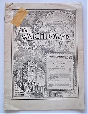 Image du vendeur pour The Watchtower And Herald of Christ's Presence (Vol. LIX No. 19 October 1, 1938) mis en vente par Bloomsbury Books