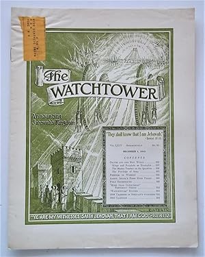 The Watchtower: Announcing Jehovah's Kingdom (Vol. LXIV No. 23 December 1, 1943)