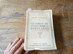 Imagen del vendedor de Lecturas recreativas I. Cuadro de costumbres populares. Tomo II. Perteneciente a las obras completas del P. Luis Coloma. a la venta por Librera "Franz Kafka" Mxico.