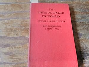 Image du vendeur pour The essential English Dictionary. Spanish-English version. mis en vente par Librera "Franz Kafka" Mxico.