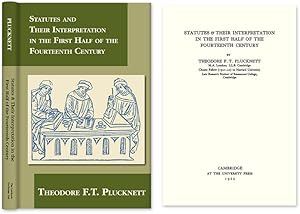 Seller image for Statutes and Their Interpretation in First Half of the Fourteenth C. for sale by The Lawbook Exchange, Ltd., ABAA  ILAB