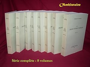 LE DROIT PUBLIC ROMAIN . Manuel des Antiquités romaines. Traduit sur la deuxième édition allemand...