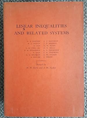 Immagine del venditore per Linear Inequalities and Related Systems. venduto da Ted Kottler, Bookseller