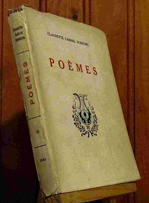 Seller image for POEMES for sale by Livres 113