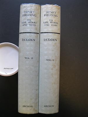 Bild des Verkufers fr HENRY FIELDING His Life, Works, and Times - Two Volume Set zum Verkauf von The Book Scot