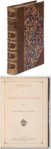 Bild des Verkufers fr Songs of Three Centuries zum Verkauf von Between the Covers-Rare Books, Inc. ABAA