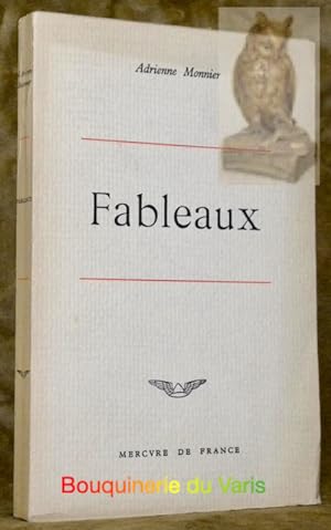 Bild des Verkufers fr Fableaux. zum Verkauf von Bouquinerie du Varis