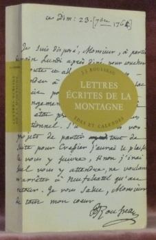 Image du vendeur pour Lettres crites de la montagne. Prface de Henri Guillemin. collection du Sablier. mis en vente par Bouquinerie du Varis