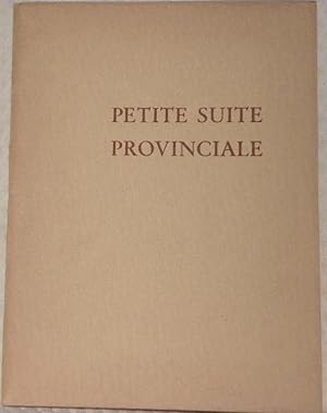 Image du vendeur pour Petite suite provinciale. mis en vente par Bouquinerie du Varis