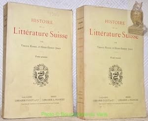 Seller image for Histoire de la Littrature Suisse. 2 tomes. for sale by Bouquinerie du Varis
