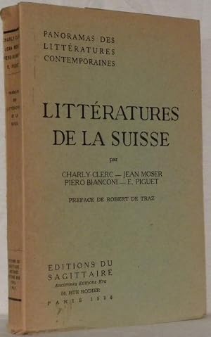 Imagen del vendedor de LITTERATURE DE LA SUISSE. Pr�face de R. de Traz. a la venta por Bouquinerie du Varis