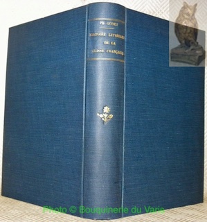 Seller image for Histoire littraire de la Suisse franaise. for sale by Bouquinerie du Varis