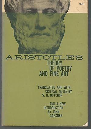 Bild des Verkufers fr Aristotle's Theory of Poetry and Fine Art zum Verkauf von Dorley House Books, Inc.