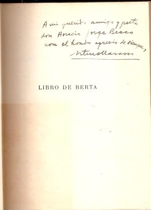 LIBRO DE BERTA [Firmado / Signed]