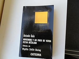 Imagen del vendedor de Noviembre y Un Poco De Yerba Petra Regalada a la venta por Clement Burston Books