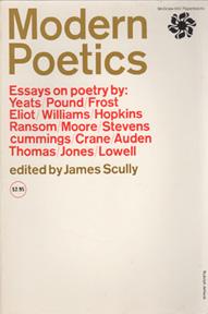 Seller image for Modern Poetics, Essays on Poetry by Yeats/Pound/Frost/Eliot/Williams/Hopkins/Ransom/Moore/Stevens/cummings/Crane/Auden/ Thomas/Jones/Lowell for sale by Sutton Books