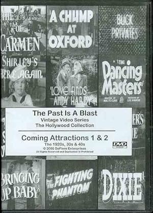 Seller image for The Past Is A Blast: Coming Attractions 1 & 2 - The 1920s, 30s & 40s for sale by Bookmarc's