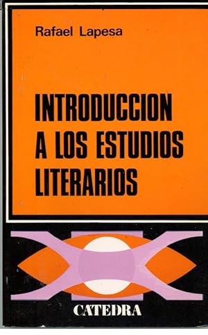 INTRODUCCION A LOS ESTUDIOS LITERARIOS