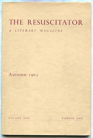 Bild des Verkufers fr Resuscitator No. 1 zum Verkauf von Between the Covers-Rare Books, Inc. ABAA