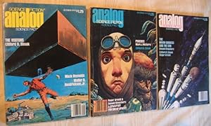 Imagen del vendedor de Analog Science Fact Science Fiction October November & December 1979, 3 issues featuring the first published appearance of"The Visitors" by Clifford D. Simak (in 3 parts) + The Moon Goddess & the Son, Life Among the Brain Stealers,The Spaceport, +++ a la venta por Nessa Books