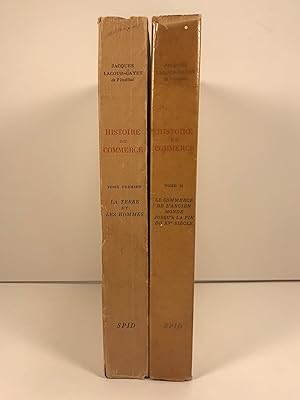 Histoire du Commerce La Terre et les Hommes Two Volumes