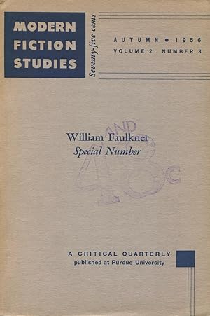 Seller image for William Faulkner Special Number for sale by Kenneth A. Himber