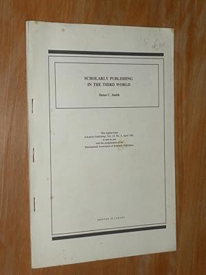 Imagen del vendedor de Scholarly Publishing In the Third World a la venta por Dublin Bookbrowsers