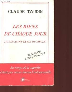 Seller image for LES RIENS DE CHAQUE JOURS. for sale by Le-Livre