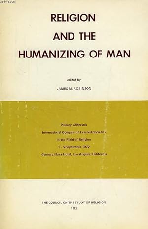 Seller image for RELIGION AND THE HUMANIZING OF MAN for sale by Le-Livre