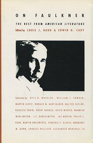 Seller image for On Faulkner: The Best from American Literature for sale by Kenneth A. Himber