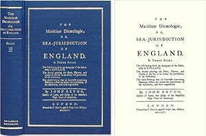 Bild des Verkufers fr The Maritime Dicaeologie; Or, Sea-Jurisdiction of England. In Three. zum Verkauf von The Lawbook Exchange, Ltd., ABAA  ILAB