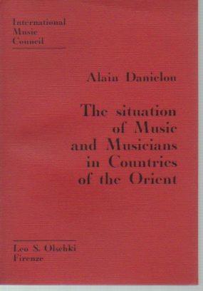 The Situation of Music and Musicians in Countries of the Orient