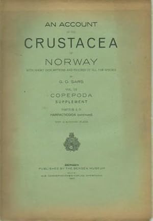 An Account of the Crustacea of Norway, with Short Descritions and Figures of All the Species, Vol...