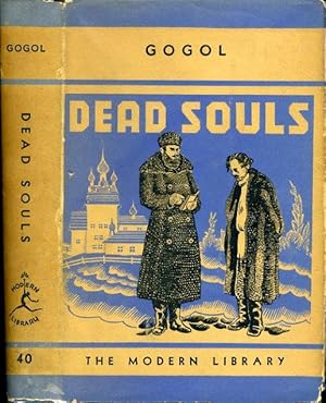 DEAD SOULS: ML # 40, FIRST MODERN LIBRARY EDITION, BALLOON CLOTH, 1936, 242 Titles on DJ.