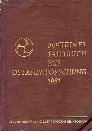 Imagen del vendedor de Bochumer Jahrbuch zur Ostasienforschung. Band 4, 1981. a la venta por Antiquariat am Flughafen