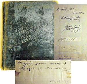 Image du vendeur pour Autograph Collection Book, Including Senators, Congressmen, Confederate Military Officers, Actors and Authors mis en vente par Babylon Revisited Rare Books