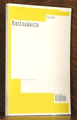 Retrospecta 2002/2003 : Yale School of Architecture