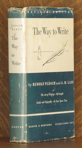 Seller image for THE WAY TO WRITE Revised Edition for sale by Andre Strong Bookseller