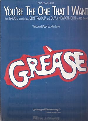 You're the One That I Want (from Grease) (sheet music)