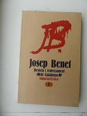 Imagen del vendedor de Desfeta I Redrecament De Catalunya a la venta por Clement Burston Books