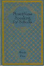 Image du vendeur pour Prose & Verse Speaking for Schools - Book Five mis en vente par The Book Faerie