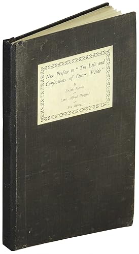 Seller image for New Preface to "The Life and Confessions of Oscar Wilde" for sale by The Kelmscott Bookshop, ABAA