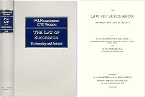 Image du vendeur pour The Law of Succession, Testamentary and Intestate mis en vente par The Lawbook Exchange, Ltd., ABAA  ILAB