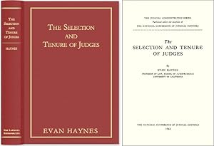 Seller image for The Selection and Tenure of Judges for sale by The Lawbook Exchange, Ltd., ABAA  ILAB