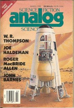 Image du vendeur pour ANALOG Science Fiction/ Science Fact: March, Mar. 1990 mis en vente par Books from the Crypt