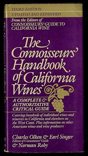 Image du vendeur pour The Connoisseurs' Handbook of California Wines mis en vente par Between the Covers-Rare Books, Inc. ABAA